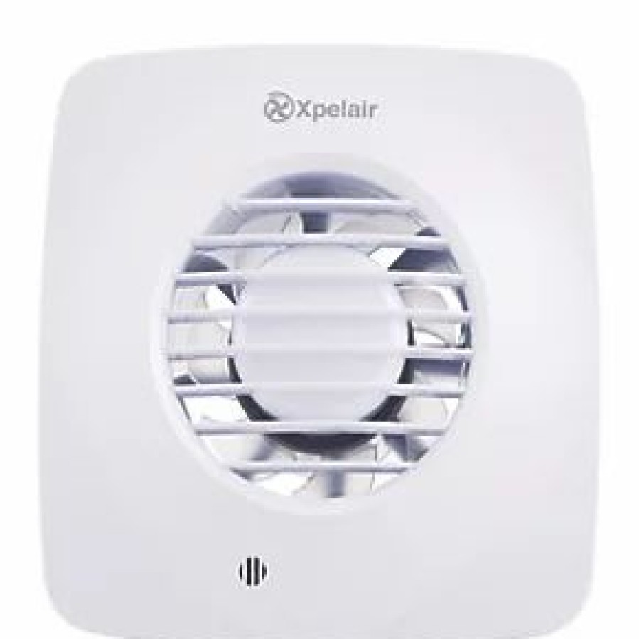 Bathroom Extractor Fans * | Xpelair Dx100Ts 100Mm Axial Bathroom Extractor Fan With Timer White 220-240V