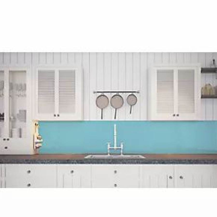 Bathroom Wall Panels * | Splashwall Bathroom Splashback Gloss Ocean 600 X 2420 X 4Mm