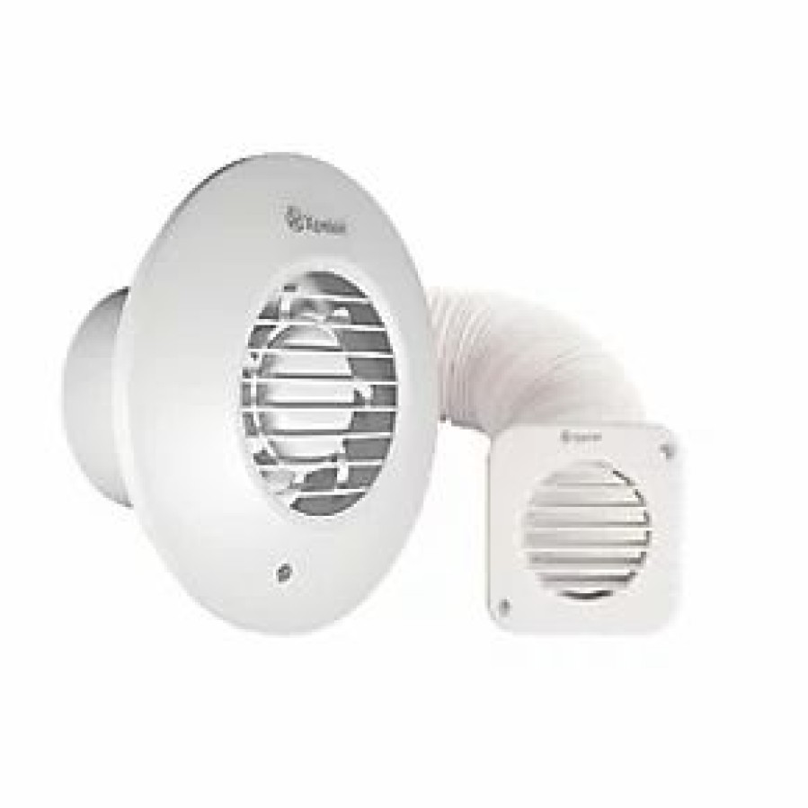 Bathroom Extractor Fans * | Xpelair Sssfc100 Simply Silent 100Mm Axial Bathroom Shower Extractor Fan Kit With Timer White 220-240V