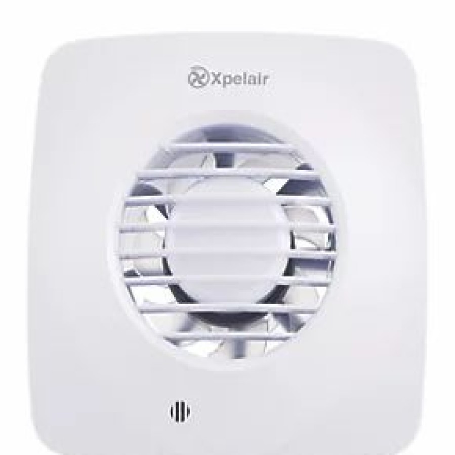 Bathroom Extractor Fans * | Xpelair Dx100Hts 100Mm Axial Bathroom Extractor Fan With Humidistat & Timer White 220-240V