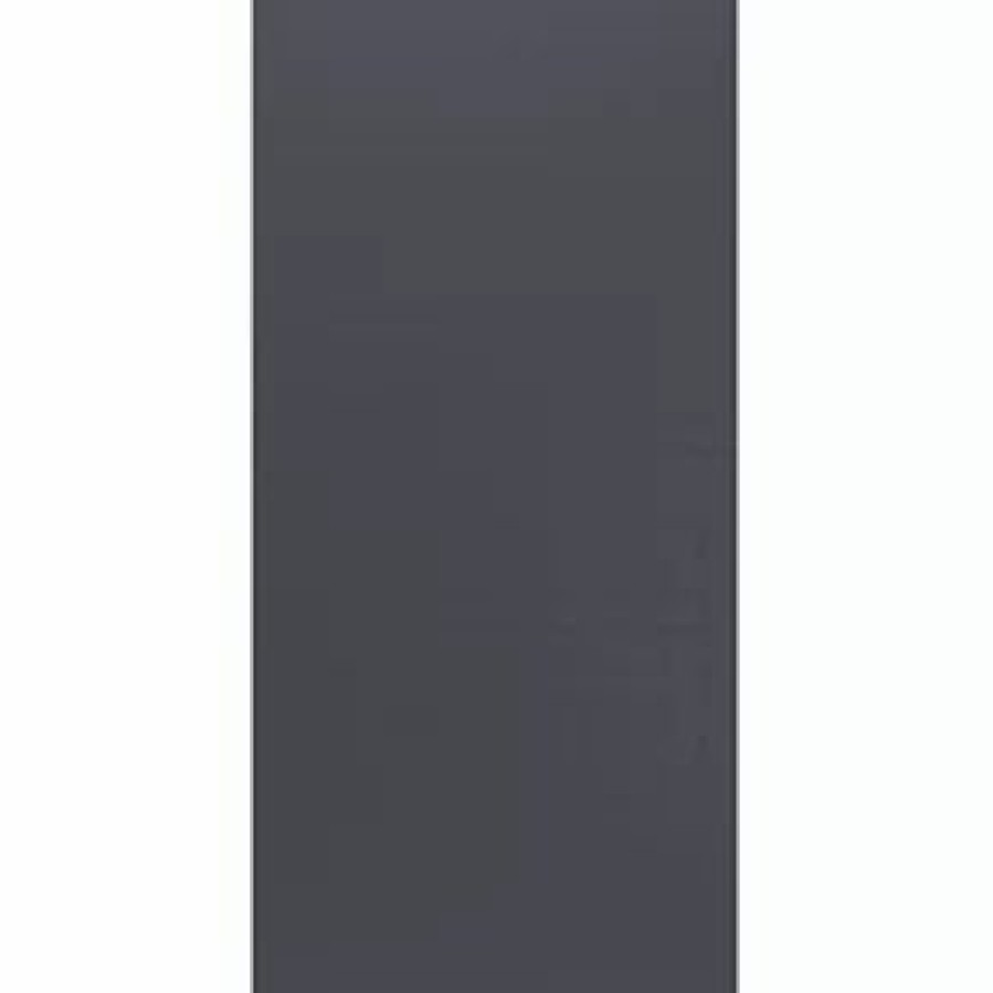 Bathroom Wall Panels * | Splashwall Composite Splashback Gloss Brushed Black 1220 X 2440 X 3Mm