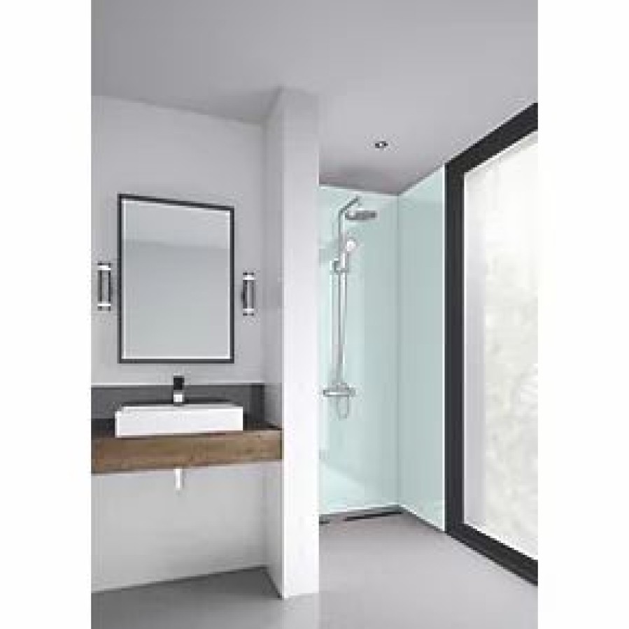 Bathroom Wall Panels * | Splashwall Bathroom Splashback Gloss Mist 600 X 2420 X 4Mm