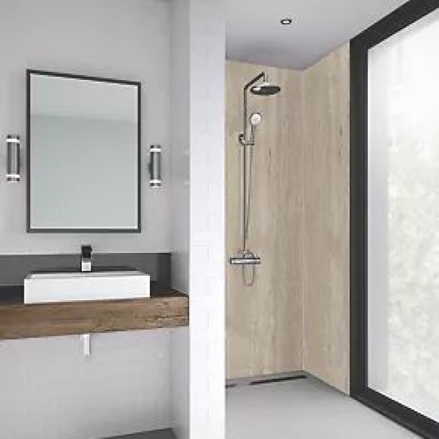 Bathroom Wall Panels * | Splashwall Laminate Panel Matt Natural Turin Marble 1200 X 2440 X 11Mm