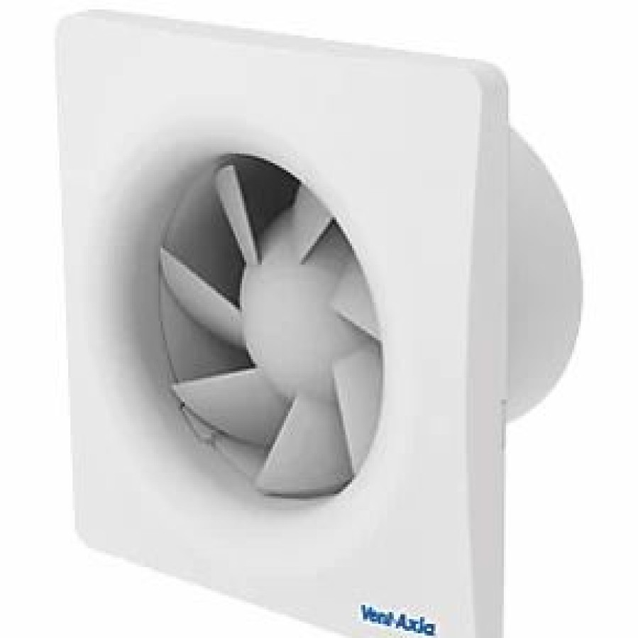 Bathroom Extractor Fans * | Vent-Axia 495704 Sz1 100Mm Axial Bathroom Extractor Fan With Humidistat & Timer White 240V