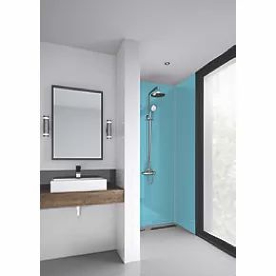 Bathroom Wall Panels * | Splashwall Bathroom Splashback Gloss Ocean 1200 X 2420 X 4Mm