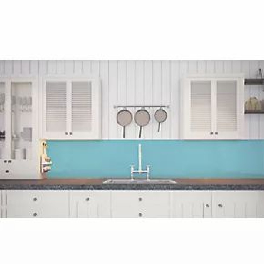 Bathroom Wall Panels * | Splashwall Bathroom Splashback Gloss Ocean 1200 X 2420 X 4Mm