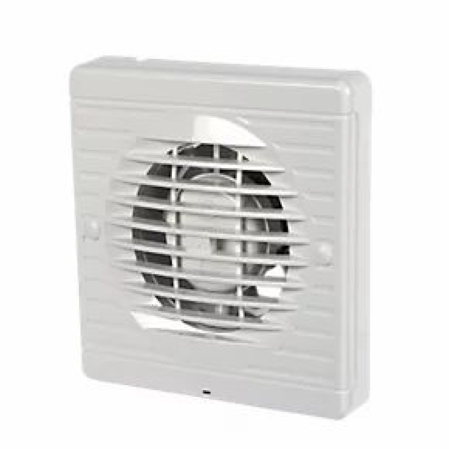 Bathroom Extractor Fans * | Manrose Xf100P 100Mm Axial Bathroom Extractor Fan White 240V