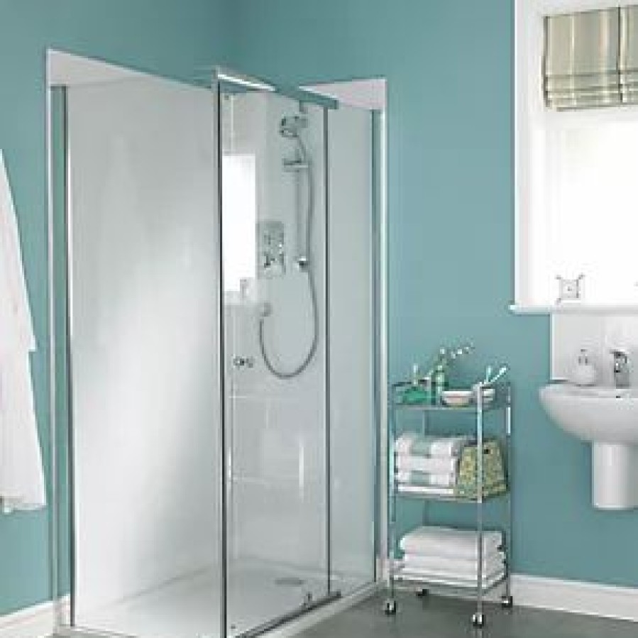 Bathroom Wall Panels * | Mira Flight Shower Wall Panel White 735 X 2010 X 6Mm