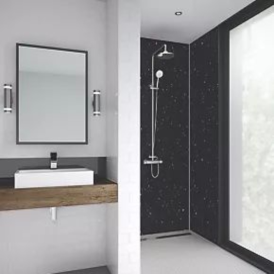 Bathroom Wall Panels * | Splashwall Laminate Panel Gloss Moon Dust 1200 X 2440 X 11Mm