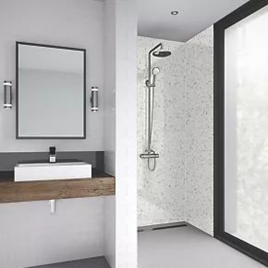 Bathroom Wall Panels * | Splashwall Laminate Panel Gloss Star Dust 900 X 2440 X 11Mm