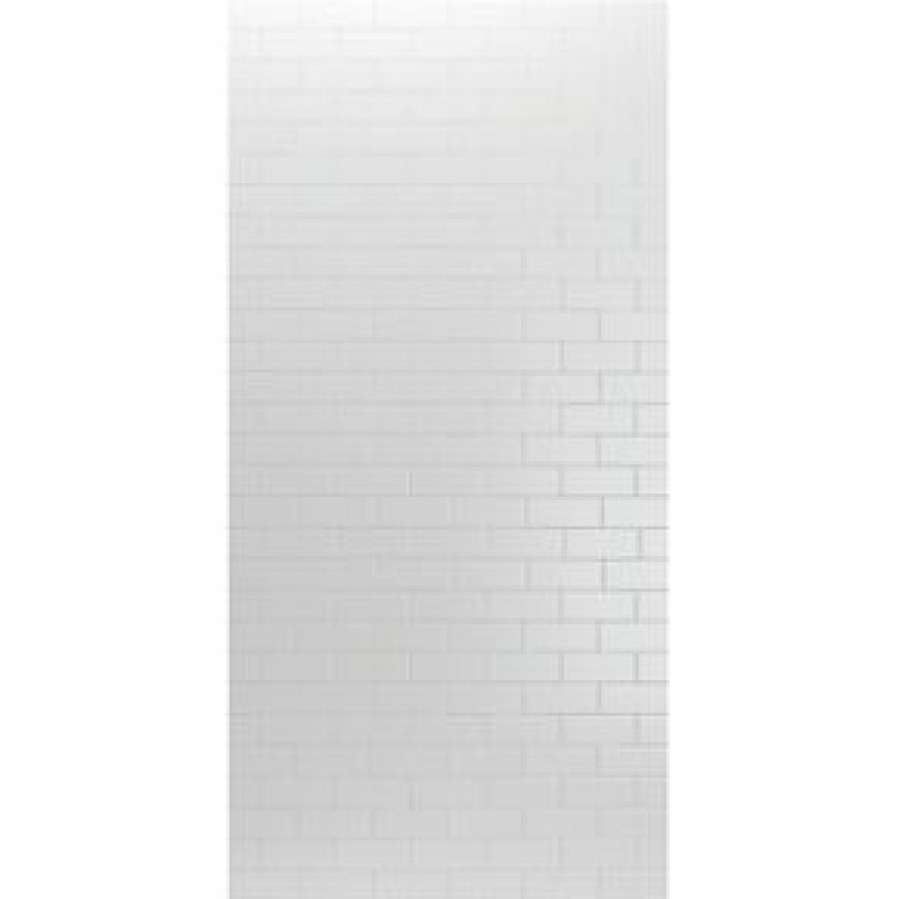 Bathroom Wall Panels * | Splashwall Composite Splashback Gloss Pure White 1220 X 2440 X 3Mm