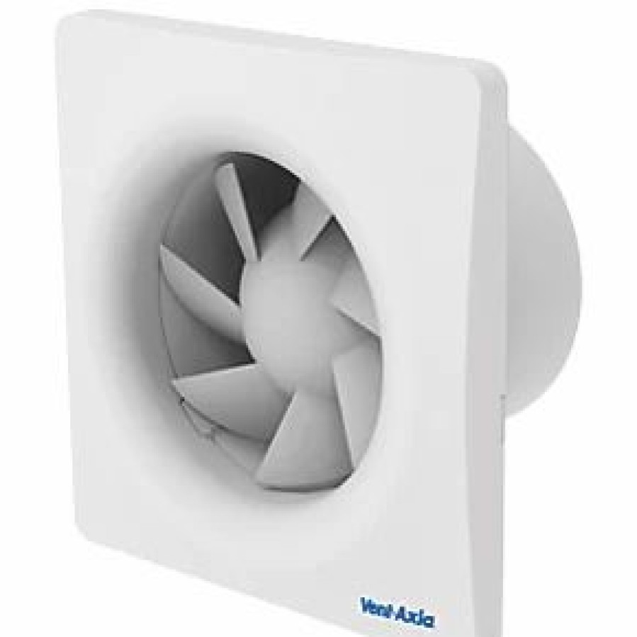 Bathroom Extractor Fans * | Vent-Axia 495699 Sz1 100Mm Axial Bathroom Extractor Fan With Humidistat & Timer White 240V