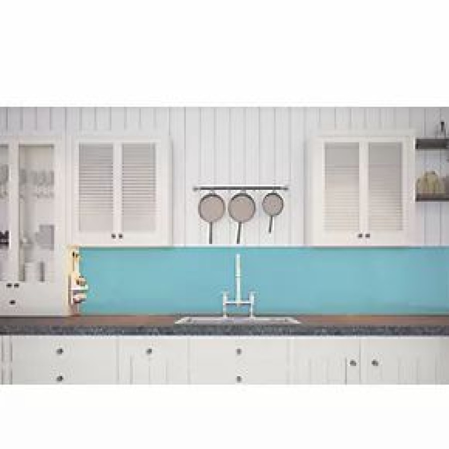 Bathroom Wall Panels * | Splashwall Bathroom Splashback Gloss Ocean 900 X 2420 X 4Mm