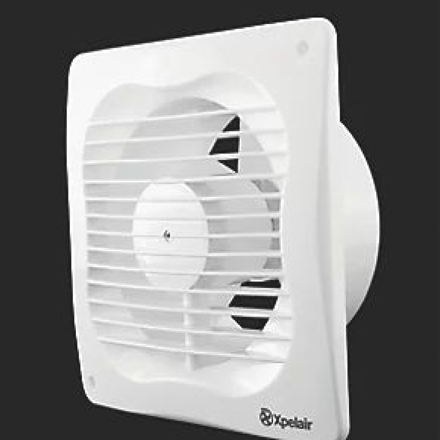 Bathroom Extractor Fans * | Xpelair Vx100T Slim 100Mm Axial Bathroom Extractor Fan With Timer White 220-240V