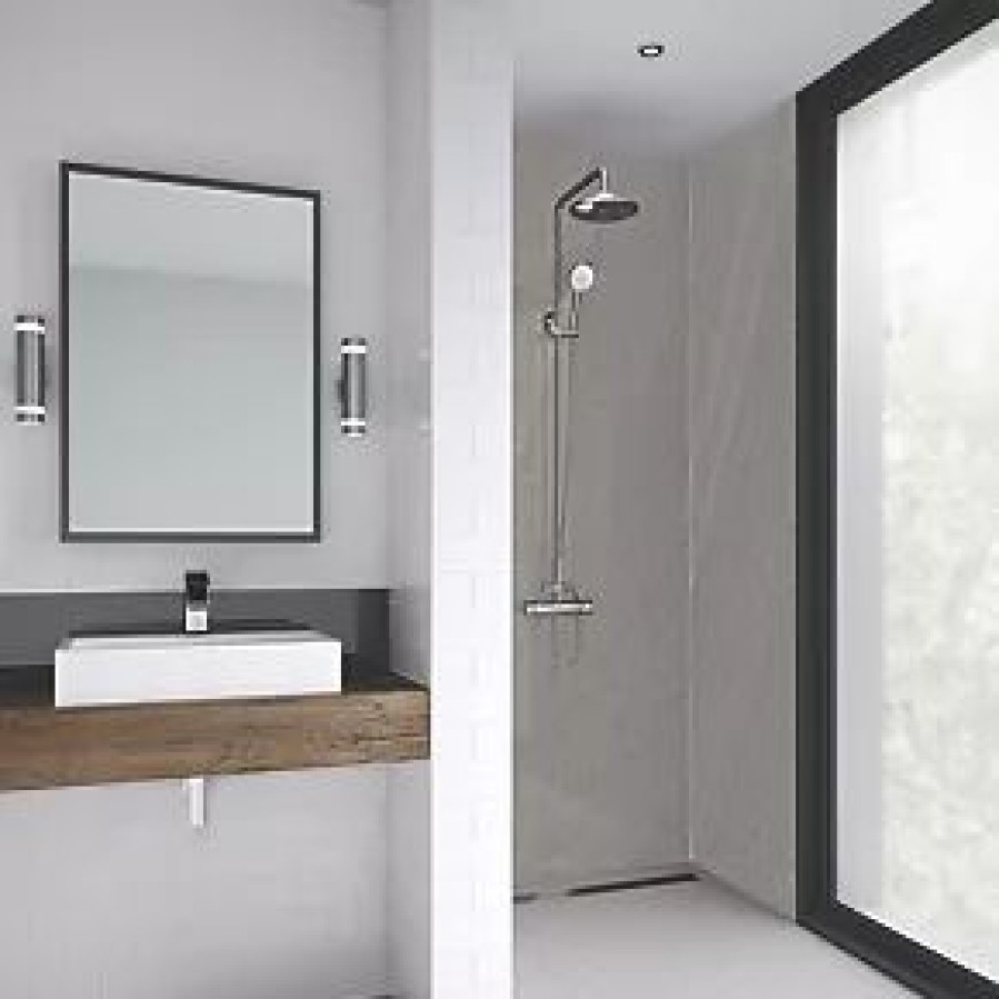 Bathroom Wall Panels * | Splashwall Laminate Panel Matt Volcanic 1200 X 2440 X 11Mm